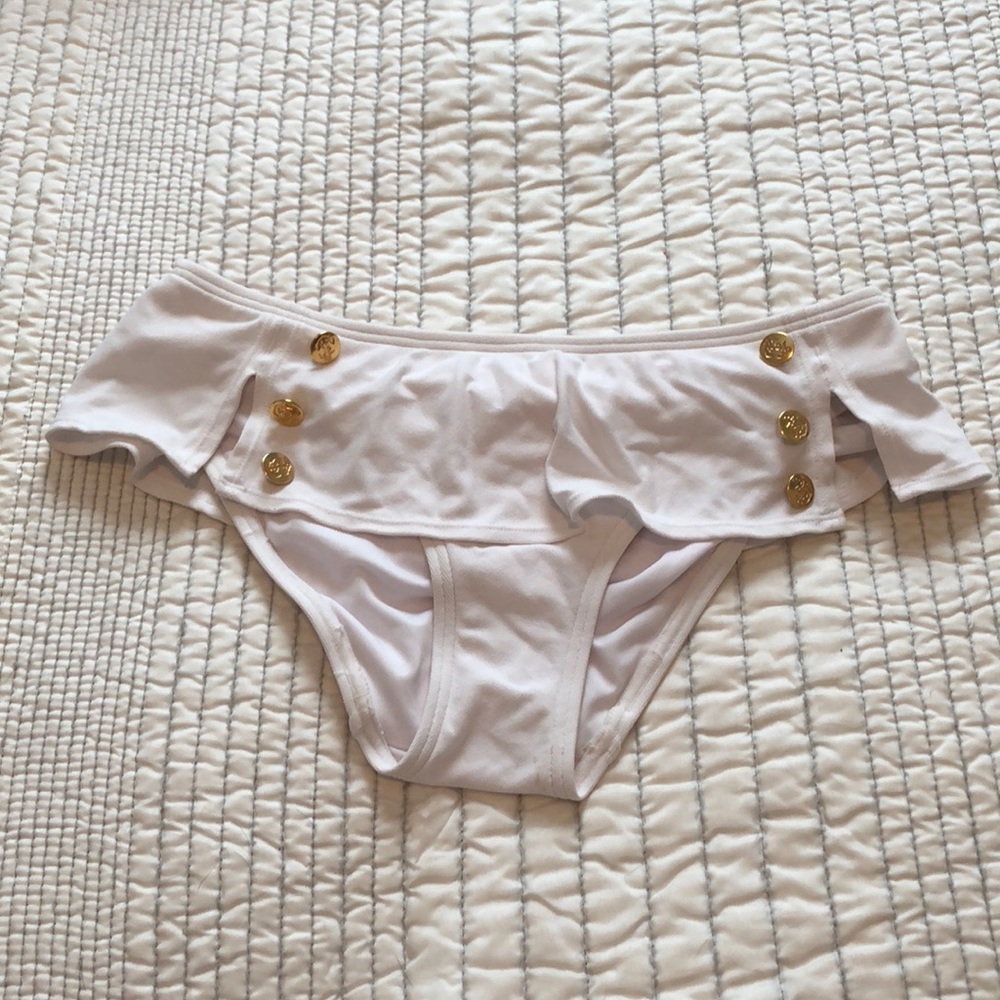 Super cute white sailor VS bikini bottoms